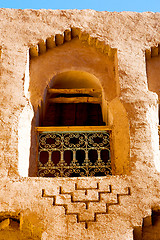 Image showing   window in morocco  old construction   wall  