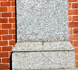 Image showing brick in  italy old wall and texture material the background