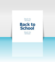 Image showing Back to school word, education concept