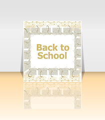 Image showing Back to school word, education concept