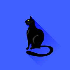 Image showing Sitting Cat Icon