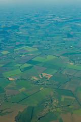 Image showing Aerial view of a city.