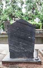 Image showing Old Cemetery statue