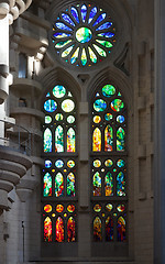 Image showing Church windows interior