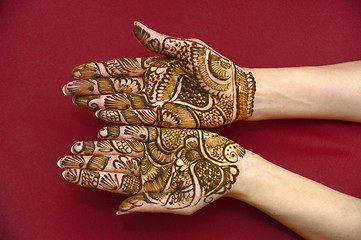 Image showing Mehandi