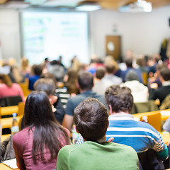 Image showing Workshop at university lecture hall.