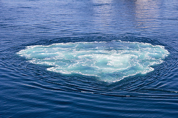 Image showing Swirl in seawater