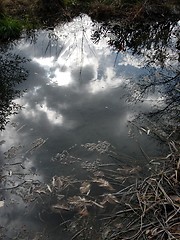 Image showing clouds on water