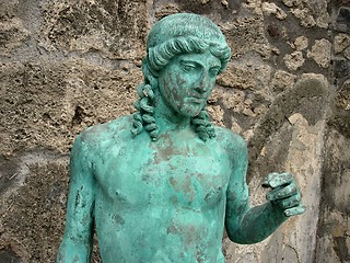 Image showing statue at Pompei