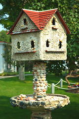 Image showing Stone Bird House
