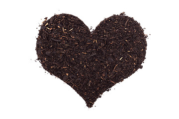 Image showing Compost in a heart shape
