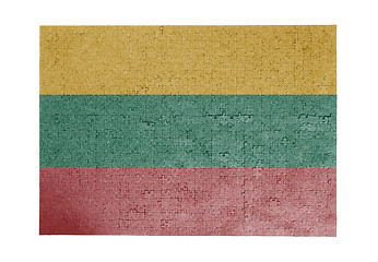 Image showing Large jigsaw puzzle of 1000 pieces - Lithuania