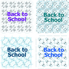 Image showing Back to school word, education concept