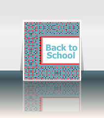 Image showing Back to school word, education concept