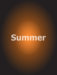 Image showing abstract background with word summer. summer grunge texture