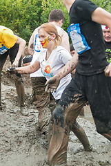 Image showing Dirty cross-country race stage. Tyumen. Russia