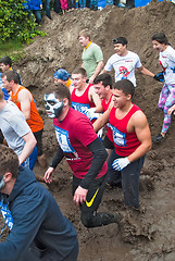 Image showing Dirty cross-country race stage. Tyumen. Russia