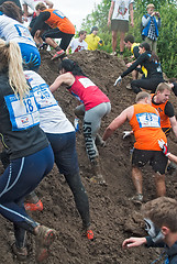 Image showing Dirty cross-country race stage. Tyumen. Russia