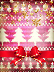 Image showing New Year christmas decoration. EPS 10