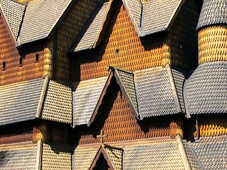 Image showing Heddal stave church