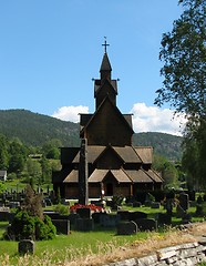 Image showing Heddal stave church