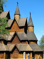 Image showing Heddal stave church