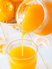 Image showing tangerine juice