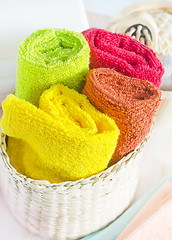 Image showing color towels