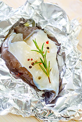 Image showing raw fish