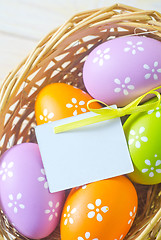 Image showing Easter eggs