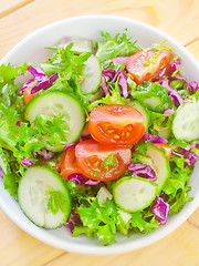 Image showing fresh salad