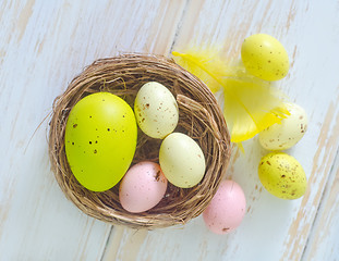 Image showing color eggs