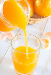 Image showing tangerine juice