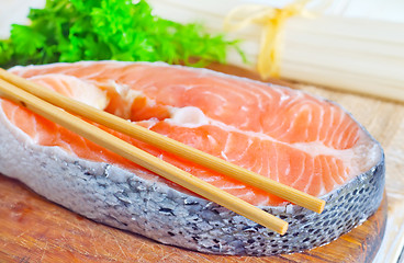 Image showing red salmon