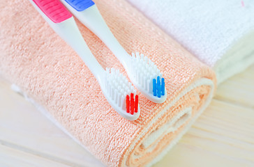 Image showing  toothbrushes