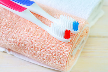 Image showing  toothbrushes