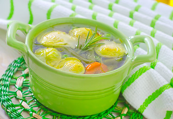 Image showing soup with vegetable