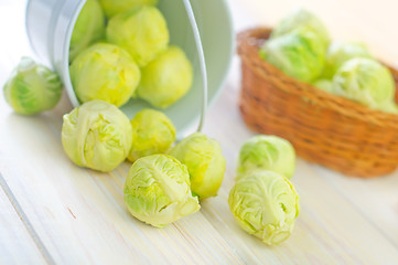 Image showing brussel cabbage