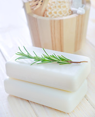 Image showing White soap