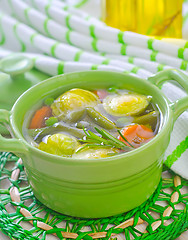 Image showing vegetarian soup