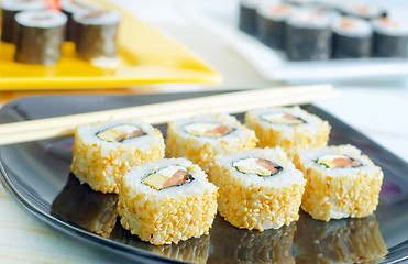 Image showing sushi