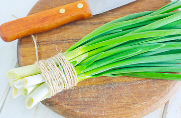 Image showing green onion