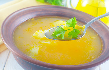 Image showing Fresh soup