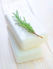 Image showing White soap