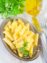 Image showing pasta with cheese