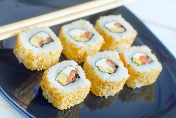 Image showing sushi