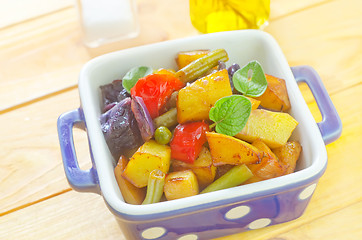 Image showing baked vegetables