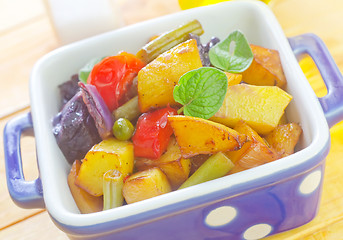 Image showing baked vegetables