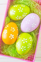 Image showing easter eggs