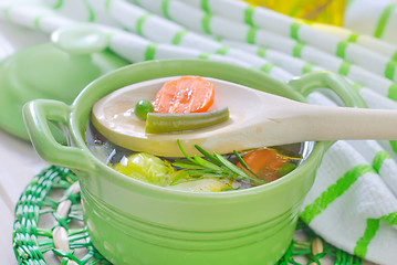 Image showing vegetarian soup